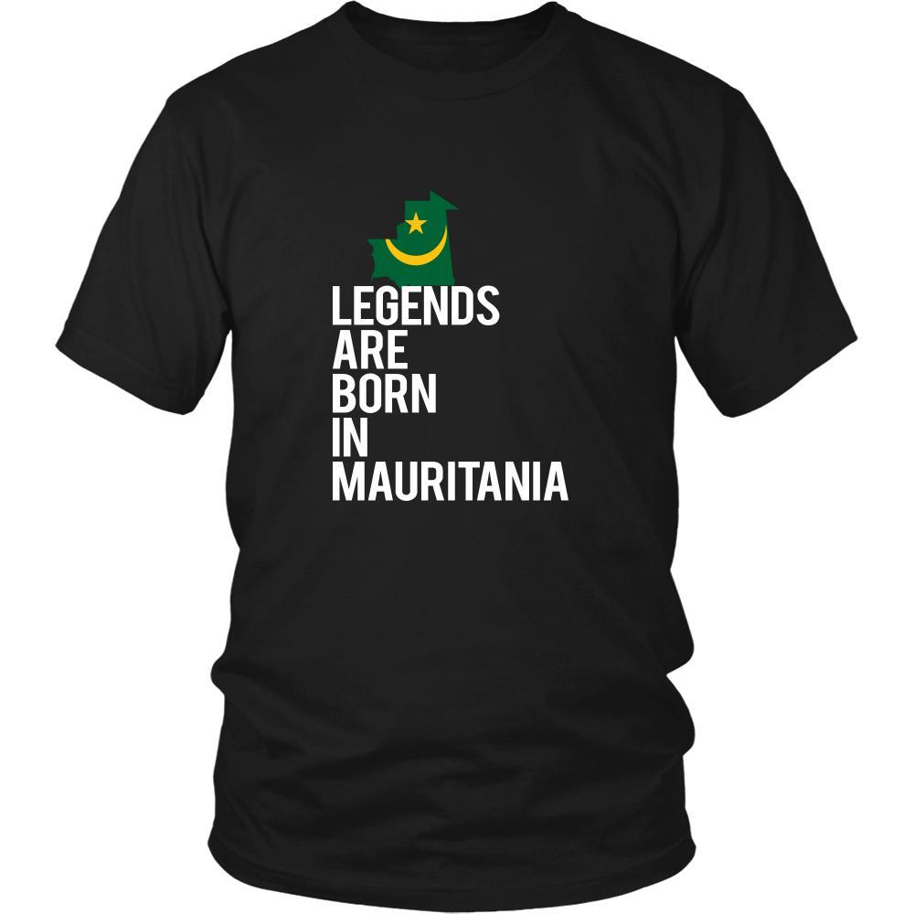 Mauritania Shirt - Legends are born in Mauritania - National Heritage Gift-T-shirt-Teelime | shirts-hoodies-mugs