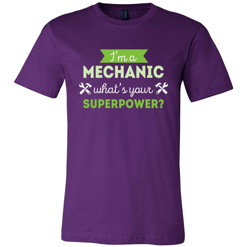 Mechanic Shirt - I'm a Mechanic, what's your superpower? - Profession Gift-T-shirt-Teelime | shirts-hoodies-mugs