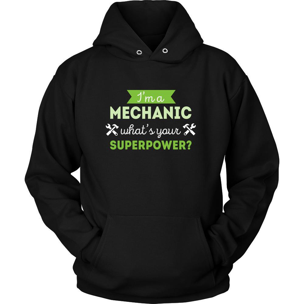 Mechanic Shirt - I'm a Mechanic, what's your superpower? - Profession Gift-T-shirt-Teelime | shirts-hoodies-mugs
