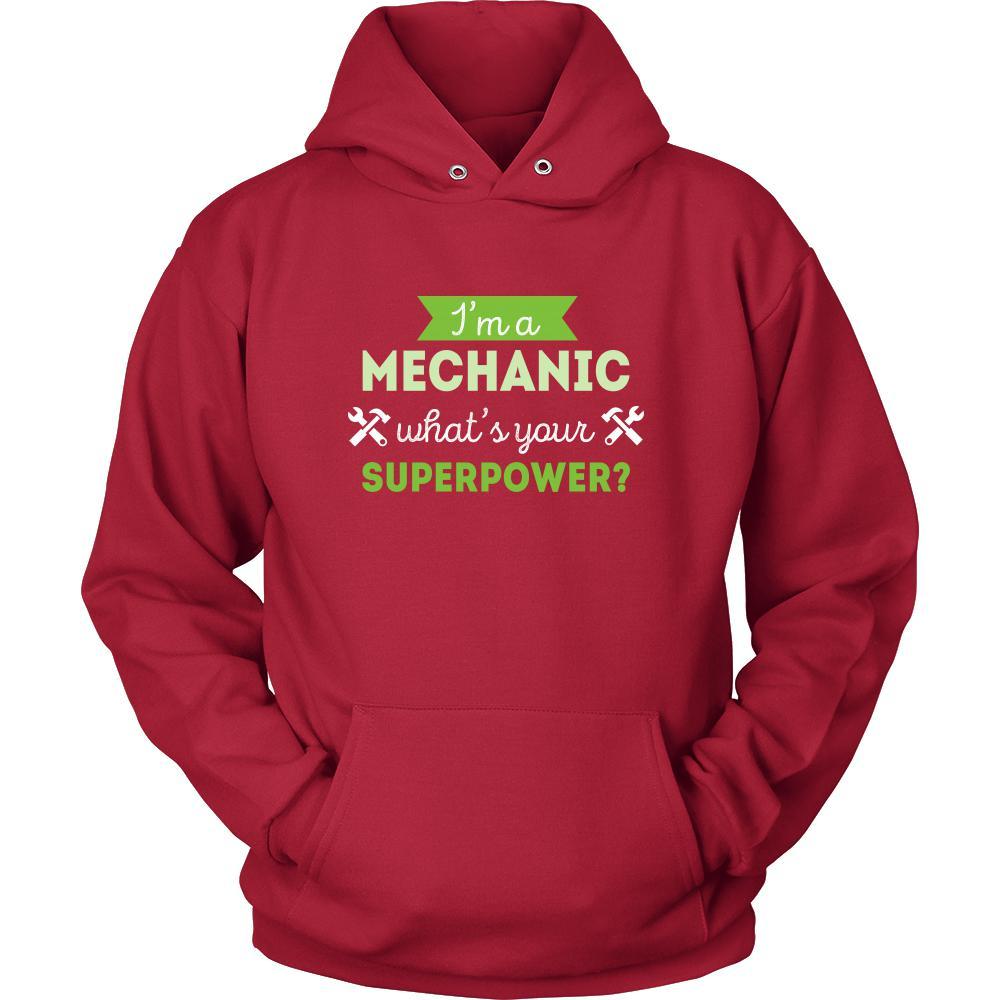 Mechanic Shirt - I'm a Mechanic, what's your superpower? - Profession Gift-T-shirt-Teelime | shirts-hoodies-mugs