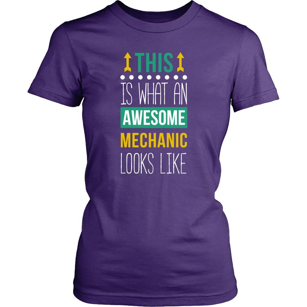 Mechanic Shirt - This is what an awesome Mechanic looks like - Profession Gift-T-shirt-Teelime | shirts-hoodies-mugs