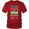 Mechanic Shirt - This is what an awesome Mechanic looks like - Profession Gift-T-shirt-Teelime | shirts-hoodies-mugs