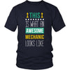 Mechanic Shirt - This is what an awesome Mechanic looks like - Profession Gift-T-shirt-Teelime | shirts-hoodies-mugs