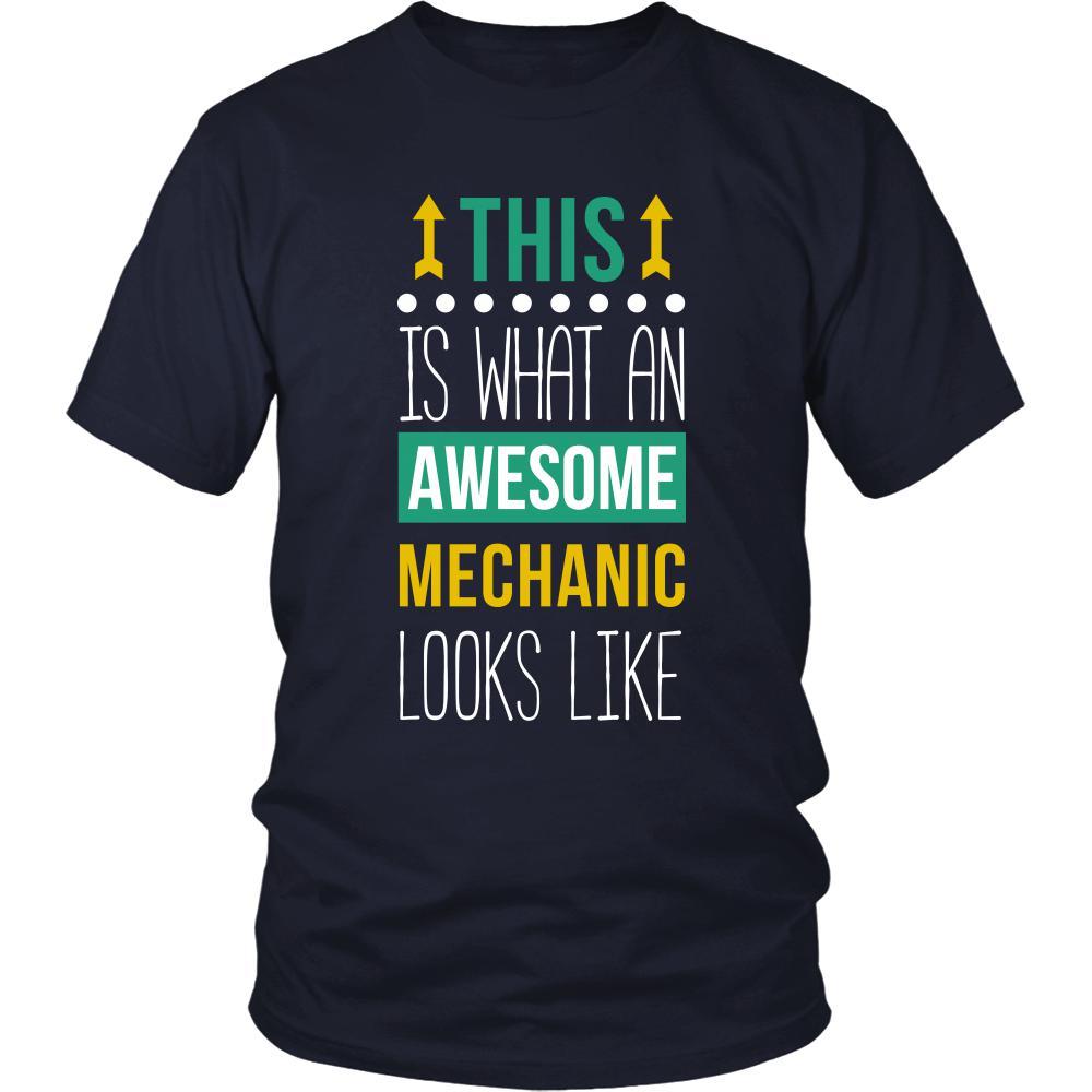 Mechanic Shirt - This is what an awesome Mechanic looks like - Profession Gift-T-shirt-Teelime | shirts-hoodies-mugs