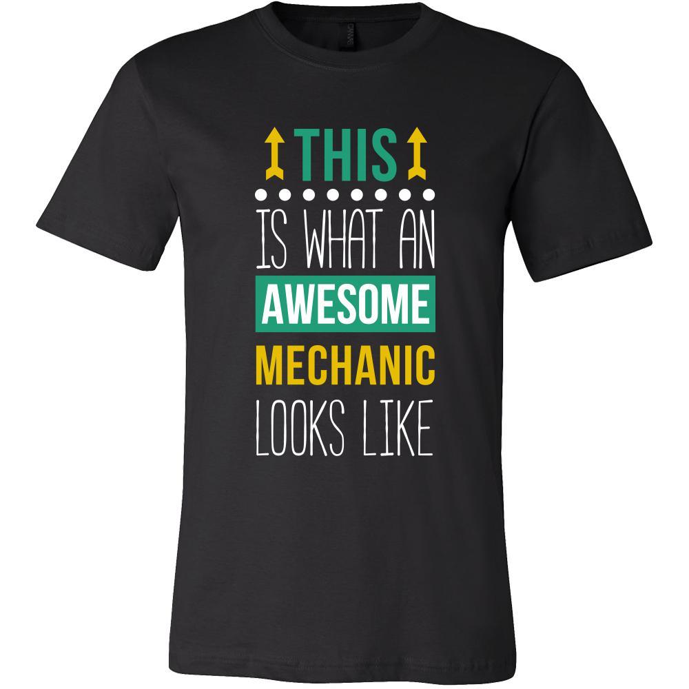 Mechanic Shirt - This is what an awesome Mechanic looks like - Profession Gift-T-shirt-Teelime | shirts-hoodies-mugs
