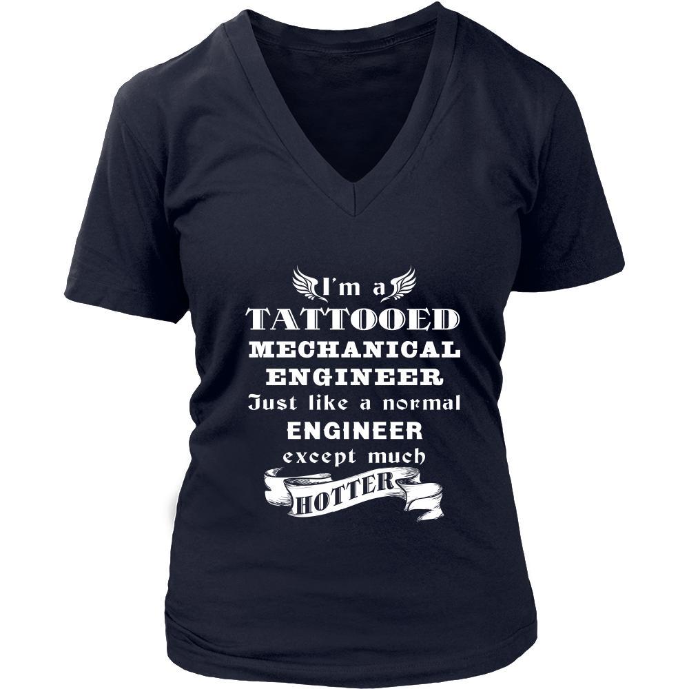 Mechanical Engineer - I'm a Tattooed Mechanical Engineer,... much hotter - Profession/Job Shirt-T-shirt-Teelime | shirts-hoodies-mugs