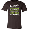 Mechanical Engineer Shirt - Raise your hand if you love Mechanical Engineer, if not raise your standards - Profession Gift-T-shirt-Teelime | shirts-hoodies-mugs