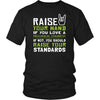 Mechanical Engineer Shirt - Raise your hand if you love Mechanical Engineer, if not raise your standards - Profession Gift-T-shirt-Teelime | shirts-hoodies-mugs