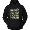 Mechanical Engineer Shirt - Raise your hand if you love Mechanical Engineer, if not raise your standards - Profession Gift-T-shirt-Teelime | shirts-hoodies-mugs