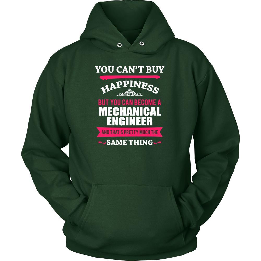 Mechanical Engineer Shirt - You can't buy happiness but you can become a Mechanical Engineer and that's pretty much the same thing Profession-T-shirt-Teelime | shirts-hoodies-mugs
