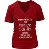 Medical Secretary Shirt - Everyone relax the Medical Secretary is here, the day will be save shortly - Profession Gift-T-shirt-Teelime | shirts-hoodies-mugs