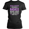 Medical Secretary Shirt - Medical Secretary because badass mother fucker isn't an official job title - Profession Gift-T-shirt-Teelime | shirts-hoodies-mugs