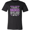 Medical Secretary Shirt - Medical Secretary because badass mother fucker isn't an official job title - Profession Gift-T-shirt-Teelime | shirts-hoodies-mugs