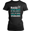 Medical Secretary Shirt - Raise your hand if you love Medical Secretary, if not raise your standards - Profession Gift-T-shirt-Teelime | shirts-hoodies-mugs