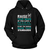 Medical Sonographer Shirt - Raise your hand if you love Medical Sonographer, if not raise your standards - Profession Gift-T-shirt-Teelime | shirts-hoodies-mugs