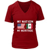 Mexican Shirt - My Nation - My Heritage - Native Mexico Roots Gift-T-shirt-Teelime | shirts-hoodies-mugs