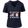Mexican Shirt - My Nation - My Heritage - Native Mexico Roots Gift-T-shirt-Teelime | shirts-hoodies-mugs