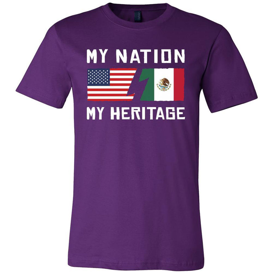 Mexican Shirt - My Nation - My Heritage - Native Mexico Roots Gift-T-shirt-Teelime | shirts-hoodies-mugs