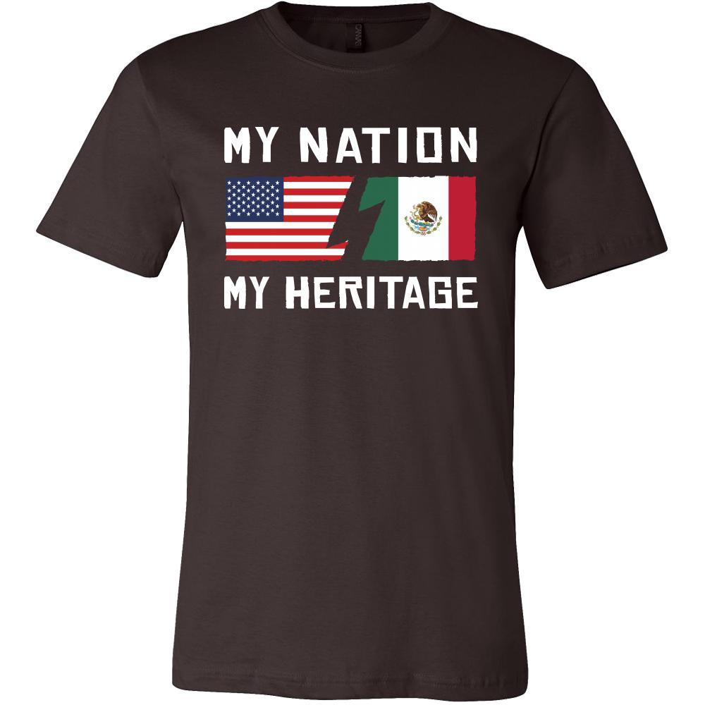 Mexican Shirt - My Nation - My Heritage - Native Mexico Roots Gift-T-shirt-Teelime | shirts-hoodies-mugs