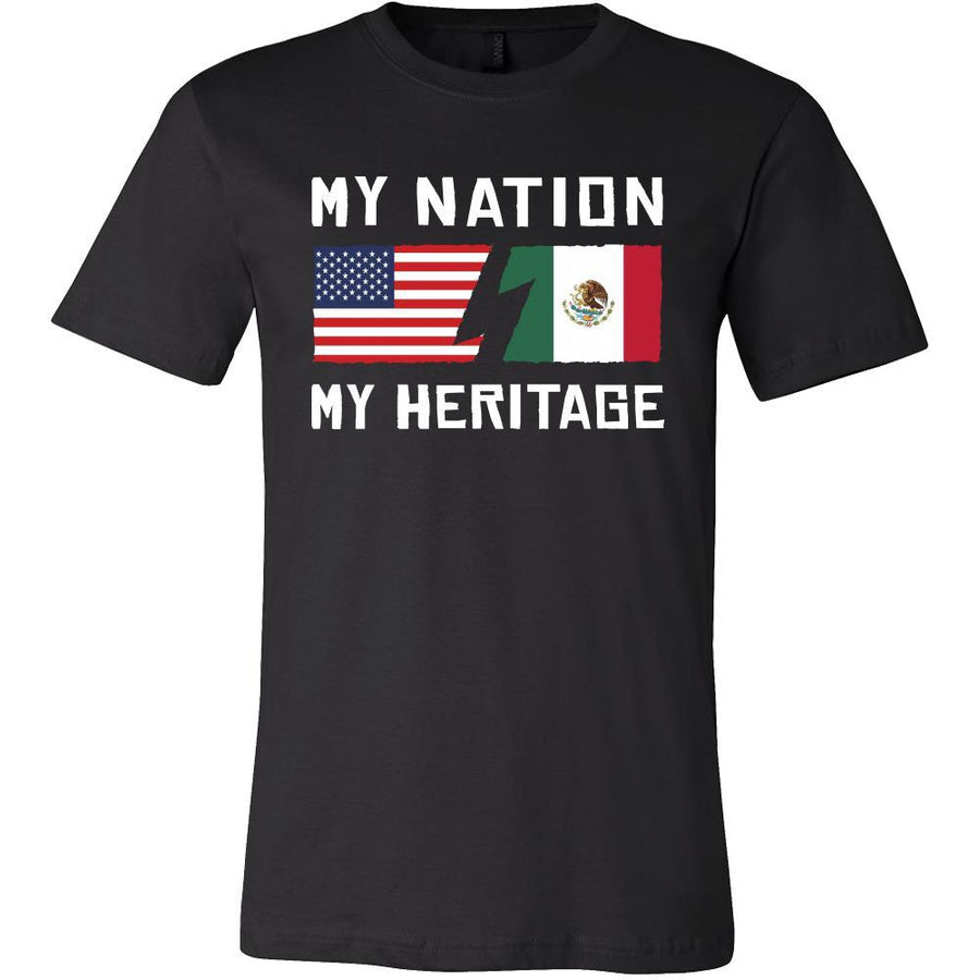 Mexican Shirt - My Nation - My Heritage - Native Mexico Roots Gift-T-shirt-Teelime | shirts-hoodies-mugs