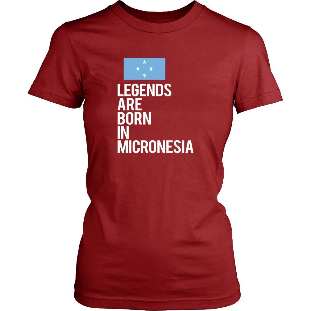 Micronesia Shirt - Legends are born in Micronesia - National Heritage Gift-T-shirt-Teelime | shirts-hoodies-mugs