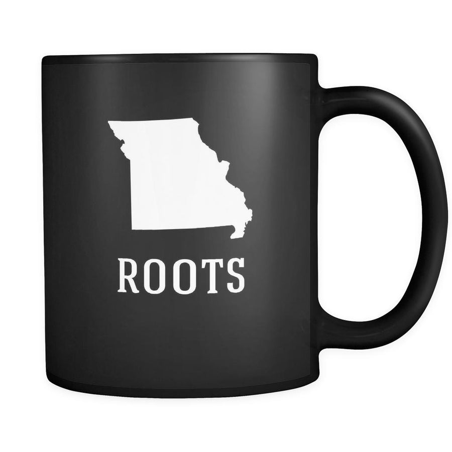 Missouri Roots Missouri 11oz Black Mug-Drinkware-Teelime | shirts-hoodies-mugs