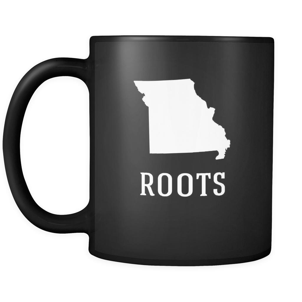 Missouri Roots Missouri 11oz Black Mug-Drinkware-Teelime | shirts-hoodies-mugs