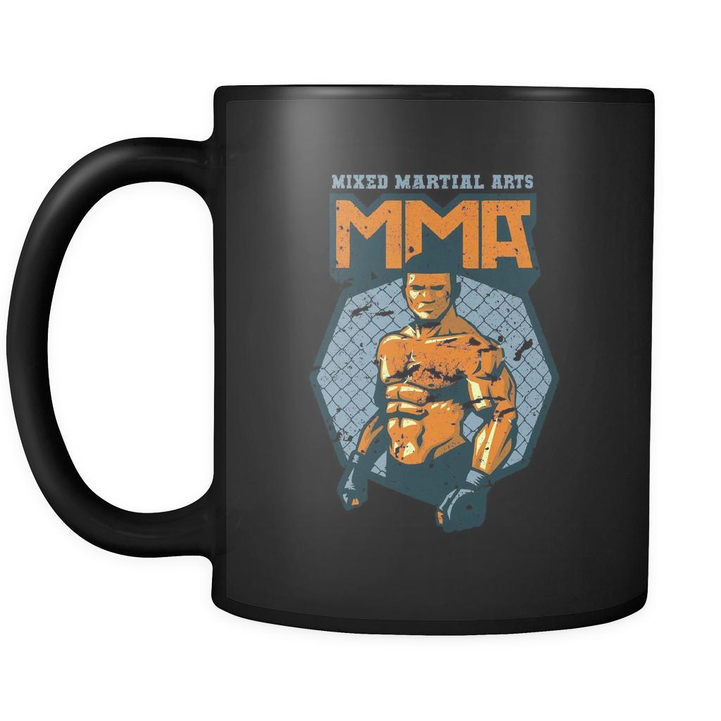 MMA MMA 11oz Black Mug