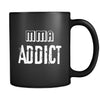 MMA MMA Addict 11oz Black Mug-Drinkware-Teelime | shirts-hoodies-mugs