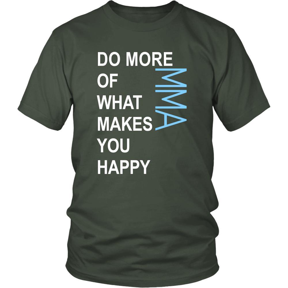 MMA Shirt - Do more of what makes you happy MMA- Sport Gift-T-shirt-Teelime | shirts-hoodies-mugs