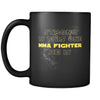 MMA Strong Is This One MMA Fighter He Is 11oz Black Mug-Drinkware-Teelime | shirts-hoodies-mugs