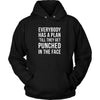 MMA T Shirt - Everybody has a plan 'till they get punched in the face-T-shirt-Teelime | shirts-hoodies-mugs