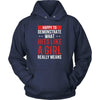 MMA T Shirt - Happy to demonstrate what hits like a girl really means-T-shirt-Teelime | shirts-hoodies-mugs