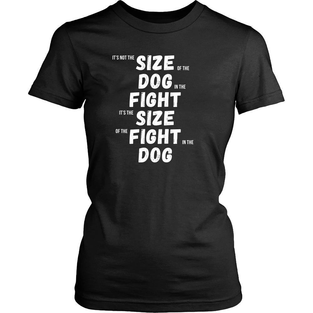 MMA T Shirt - It's not the size of the dog in the fight It's the size of the fight in the dog-T-shirt-Teelime | shirts-hoodies-mugs