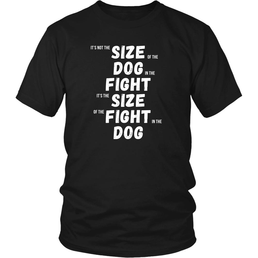 MMA T Shirt - It's not the size of the dog in the fight It's the size of the fight in the dog-T-shirt-Teelime | shirts-hoodies-mugs