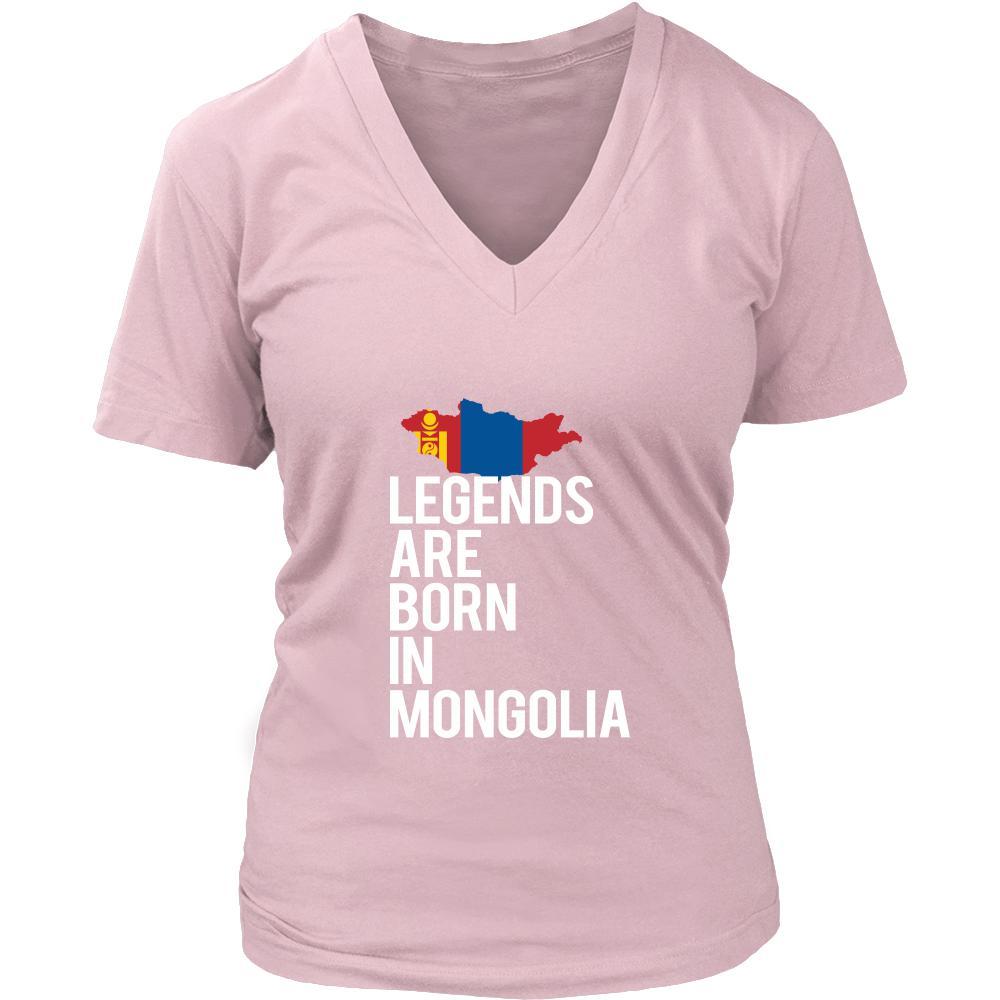 Mongolia Shirt - Legends are born in Mongolia - National Heritage Gift-T-shirt-Teelime | shirts-hoodies-mugs