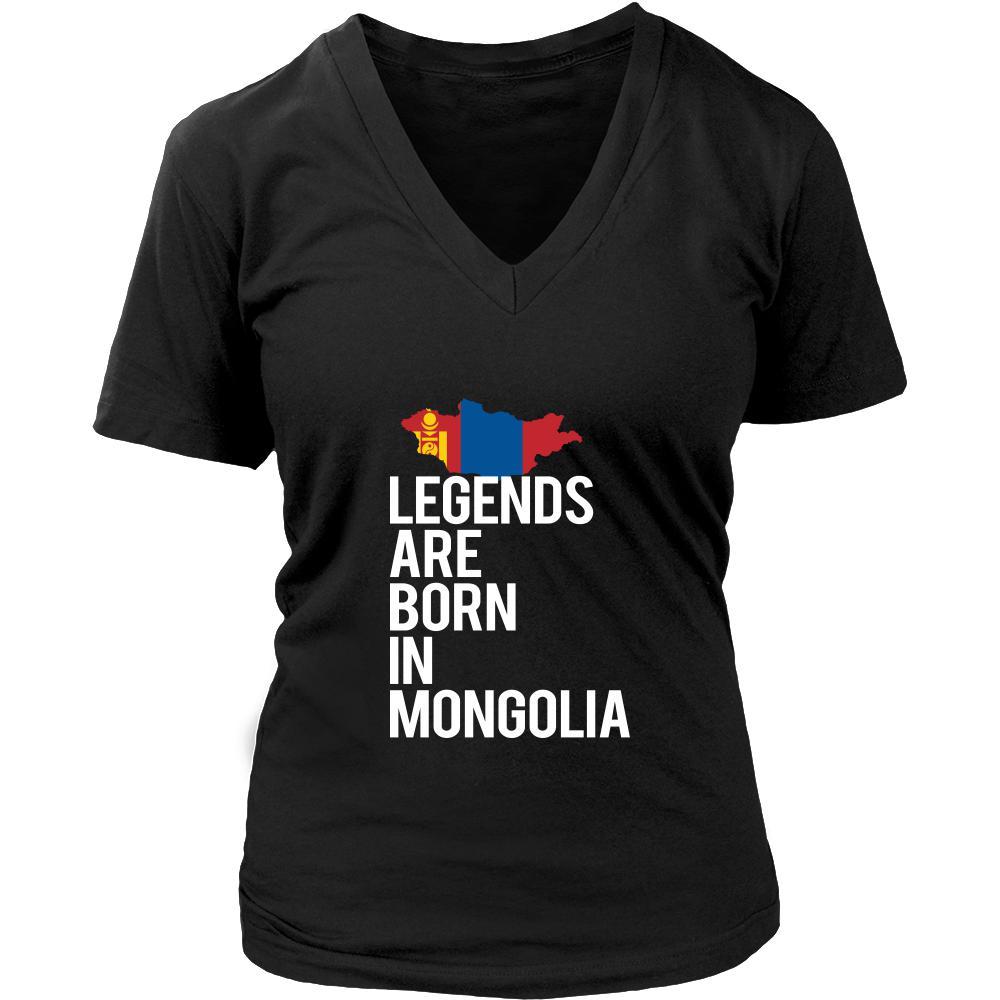 Mongolia Shirt - Legends are born in Mongolia - National Heritage Gift-T-shirt-Teelime | shirts-hoodies-mugs