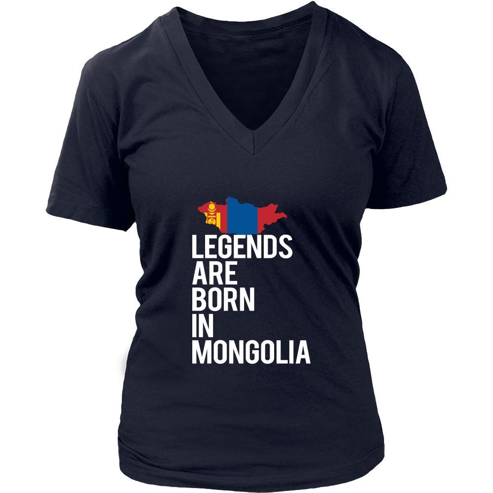 Mongolia Shirt - Legends are born in Mongolia - National Heritage Gift-T-shirt-Teelime | shirts-hoodies-mugs