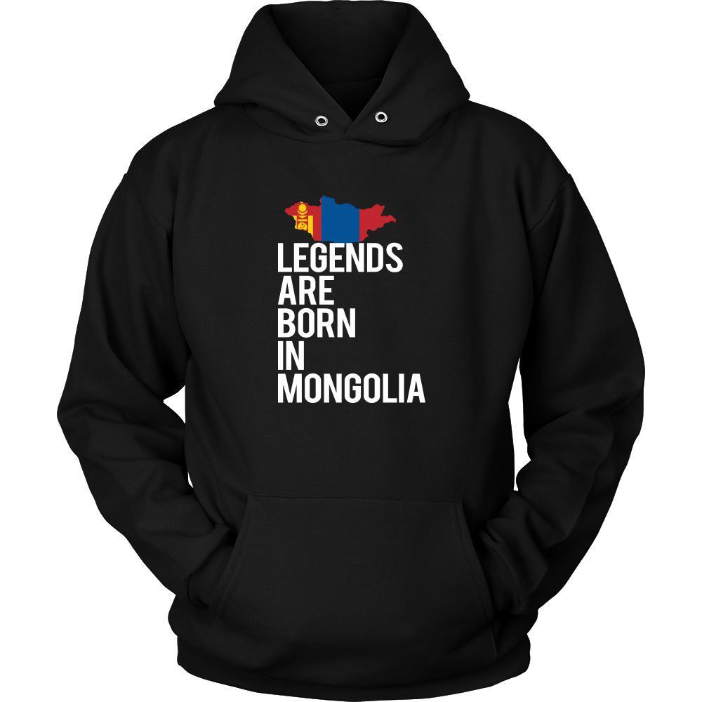 Mongolia Shirt - Legends are born in Mongolia - National Heritage Gift-T-shirt-Teelime | shirts-hoodies-mugs