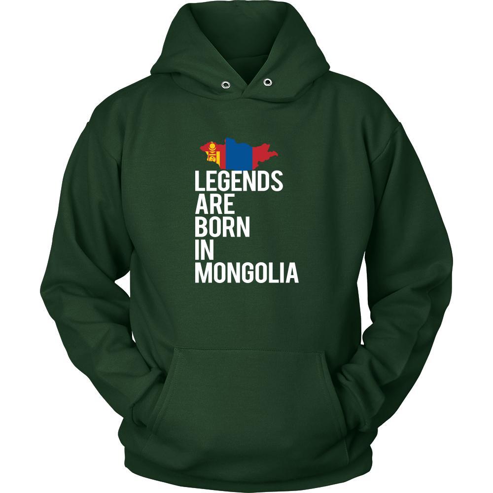 Mongolia Shirt - Legends are born in Mongolia - National Heritage Gift-T-shirt-Teelime | shirts-hoodies-mugs