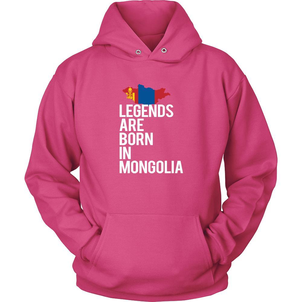 Mongolia Shirt - Legends are born in Mongolia - National Heritage Gift-T-shirt-Teelime | shirts-hoodies-mugs