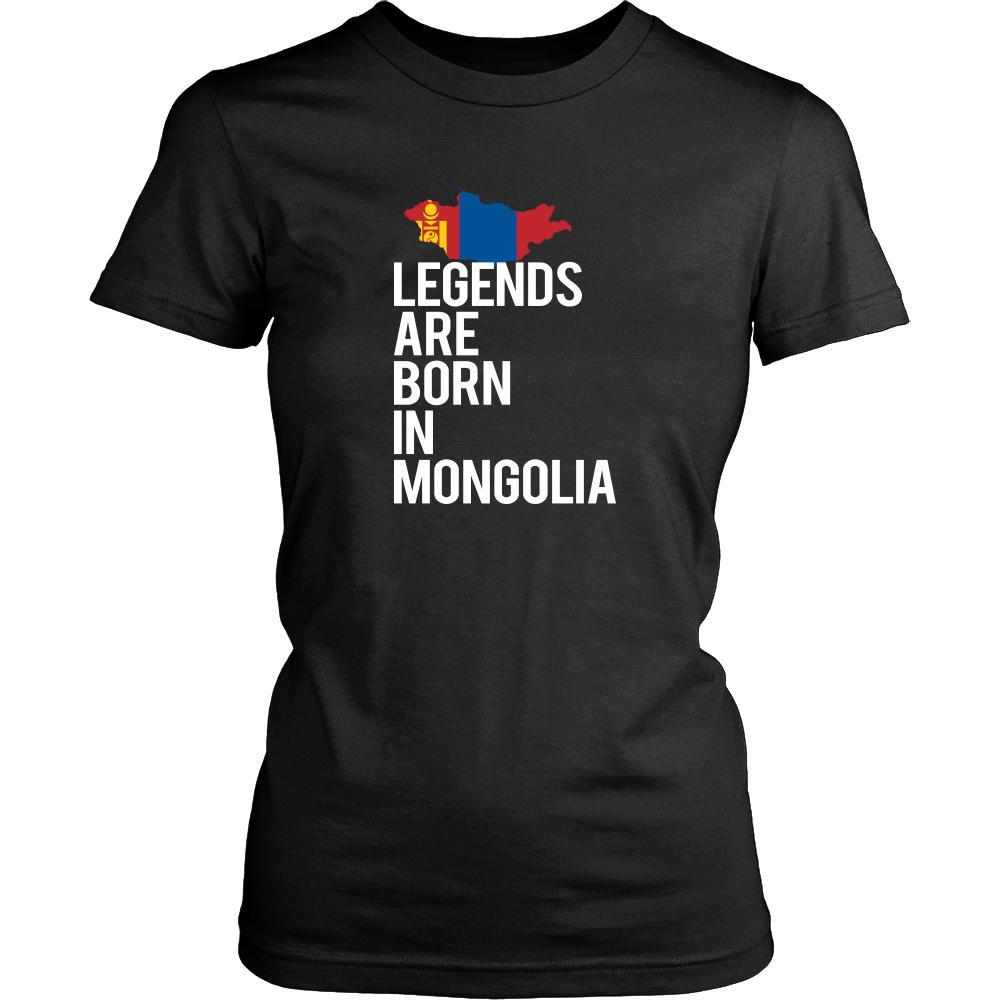 Mongolia Shirt - Legends are born in Mongolia - National Heritage Gift-T-shirt-Teelime | shirts-hoodies-mugs