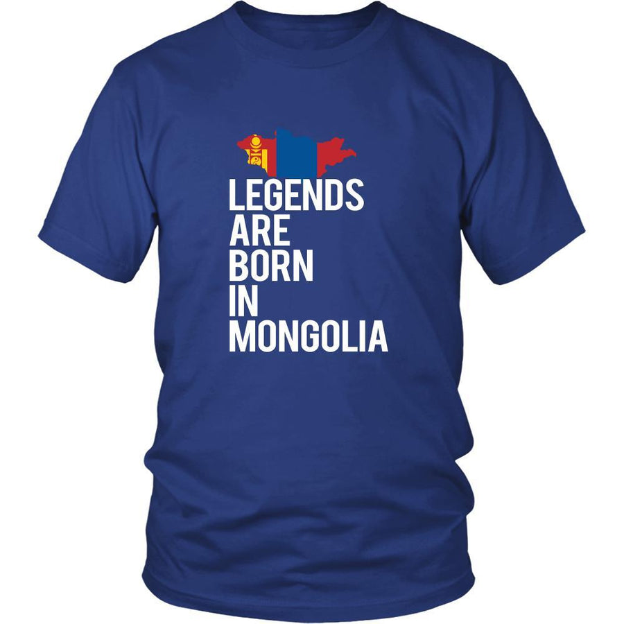 Mongolia Shirt - Legends are born in Mongolia - National Heritage Gift-T-shirt-Teelime | shirts-hoodies-mugs