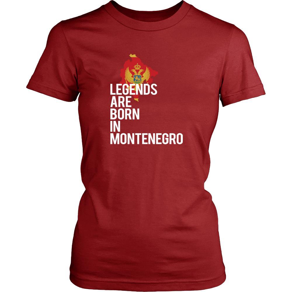 Montenegro Shirt - Legends are born in Montenegro - National Heritage Gift-T-shirt-Teelime | shirts-hoodies-mugs