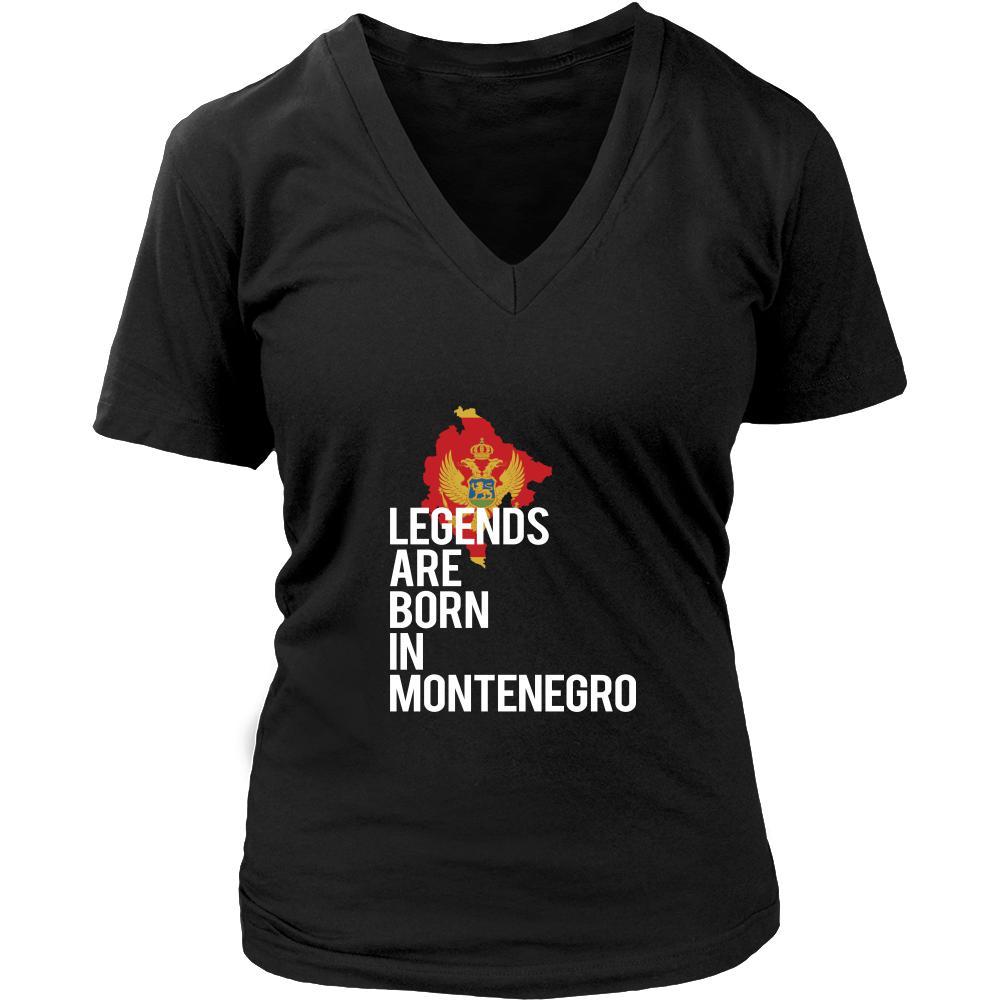 Montenegro Shirt - Legends are born in Montenegro - National Heritage Gift-T-shirt-Teelime | shirts-hoodies-mugs