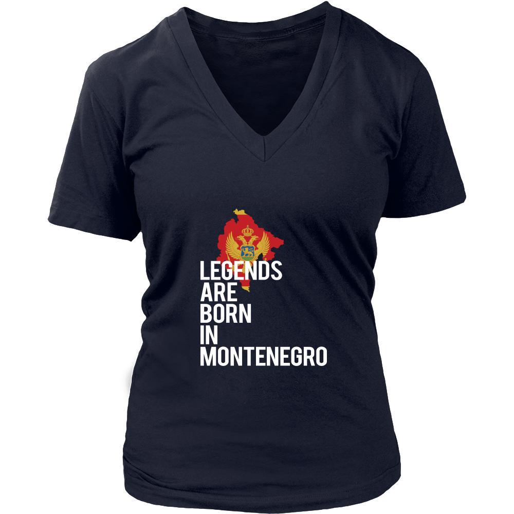 Montenegro Shirt - Legends are born in Montenegro - National Heritage Gift-T-shirt-Teelime | shirts-hoodies-mugs