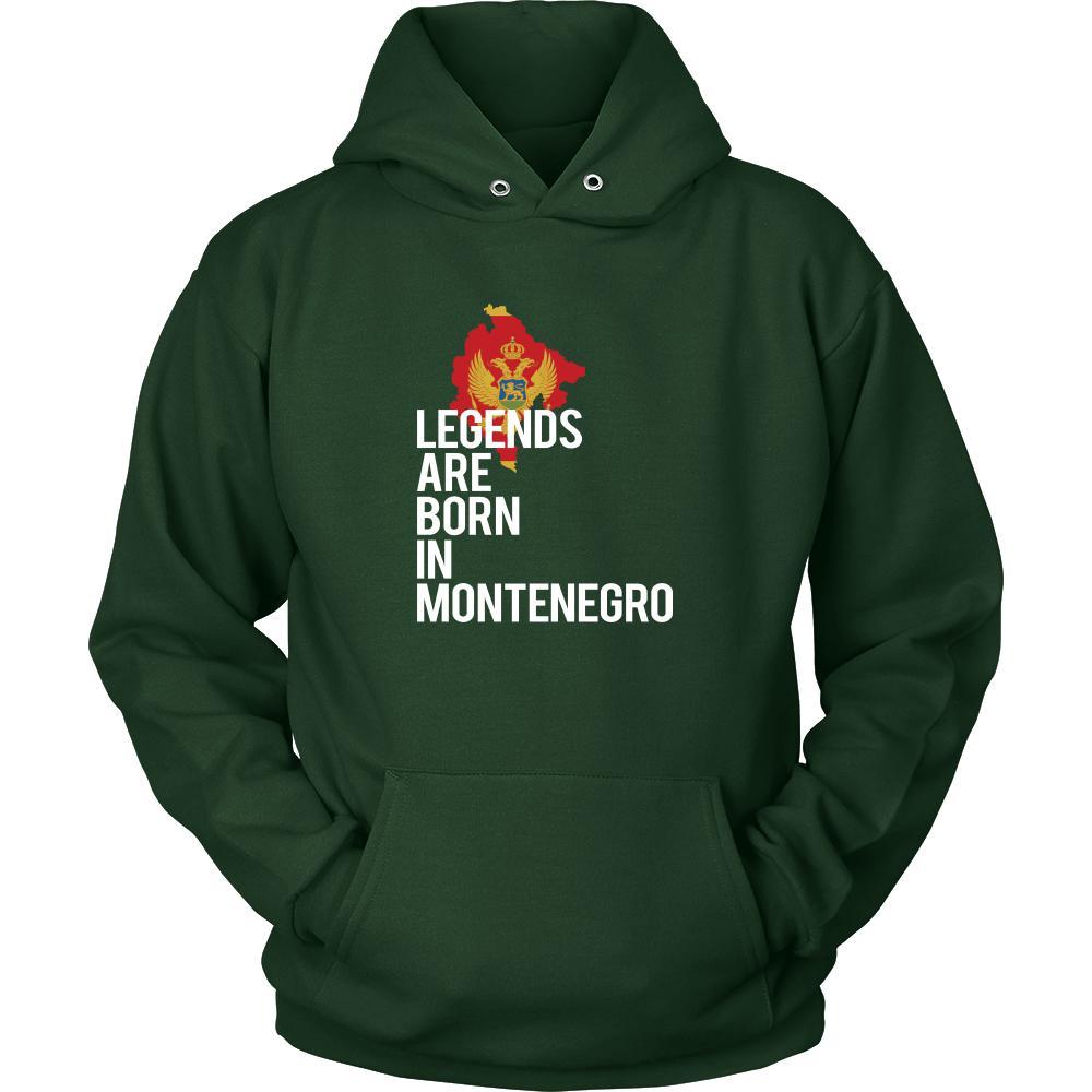 Montenegro Shirt - Legends are born in Montenegro - National Heritage Gift-T-shirt-Teelime | shirts-hoodies-mugs