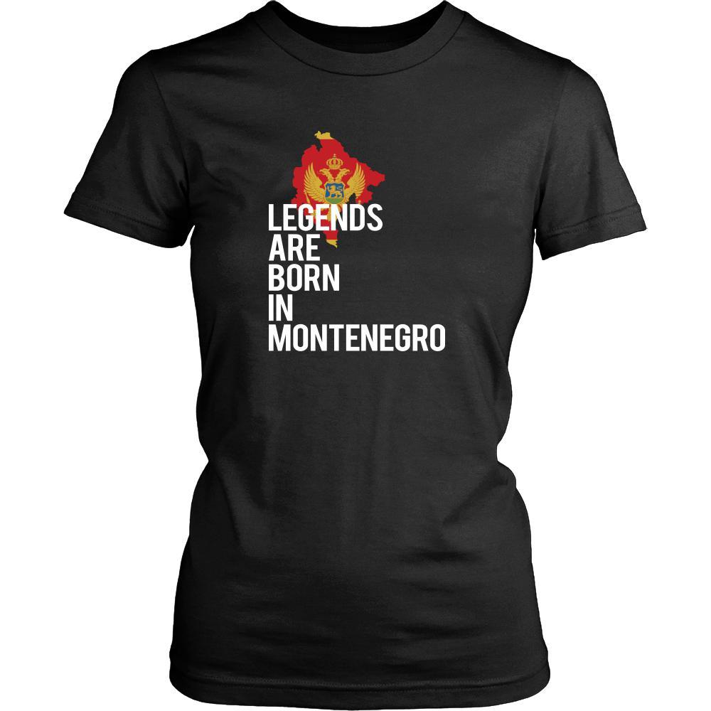Montenegro Shirt - Legends are born in Montenegro - National Heritage Gift-T-shirt-Teelime | shirts-hoodies-mugs