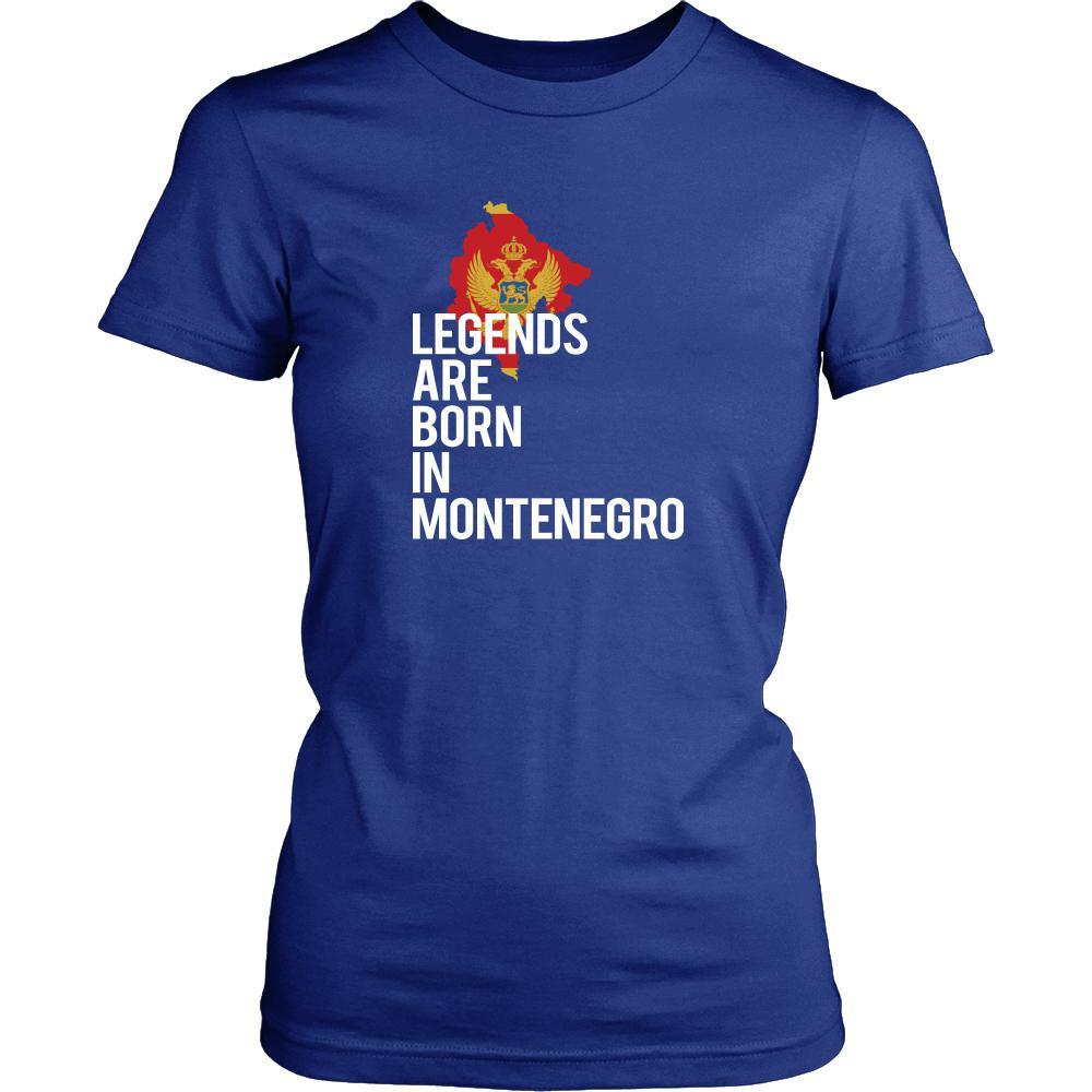 Montenegro Shirt - Legends are born in Montenegro - National Heritage Gift-T-shirt-Teelime | shirts-hoodies-mugs