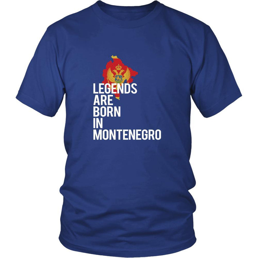 Montenegro Shirt - Legends are born in Montenegro - National Heritage Gift-T-shirt-Teelime | shirts-hoodies-mugs